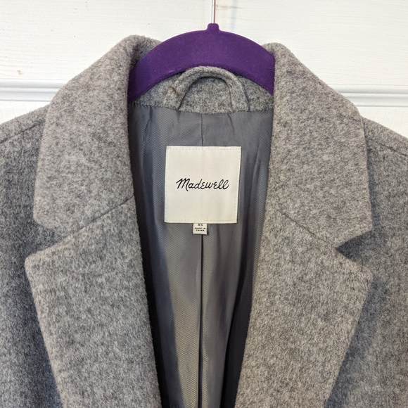 Madewell wool coat, XS - Picture 4 of 4